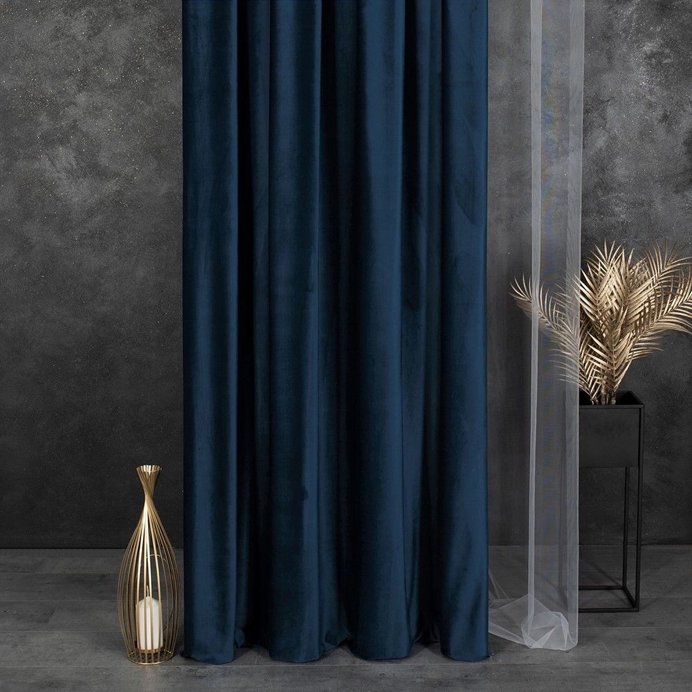 ZASŁONY HOLLAND 140x360 C. NI PRZELOTKI Na Wymiar Wzór gładki