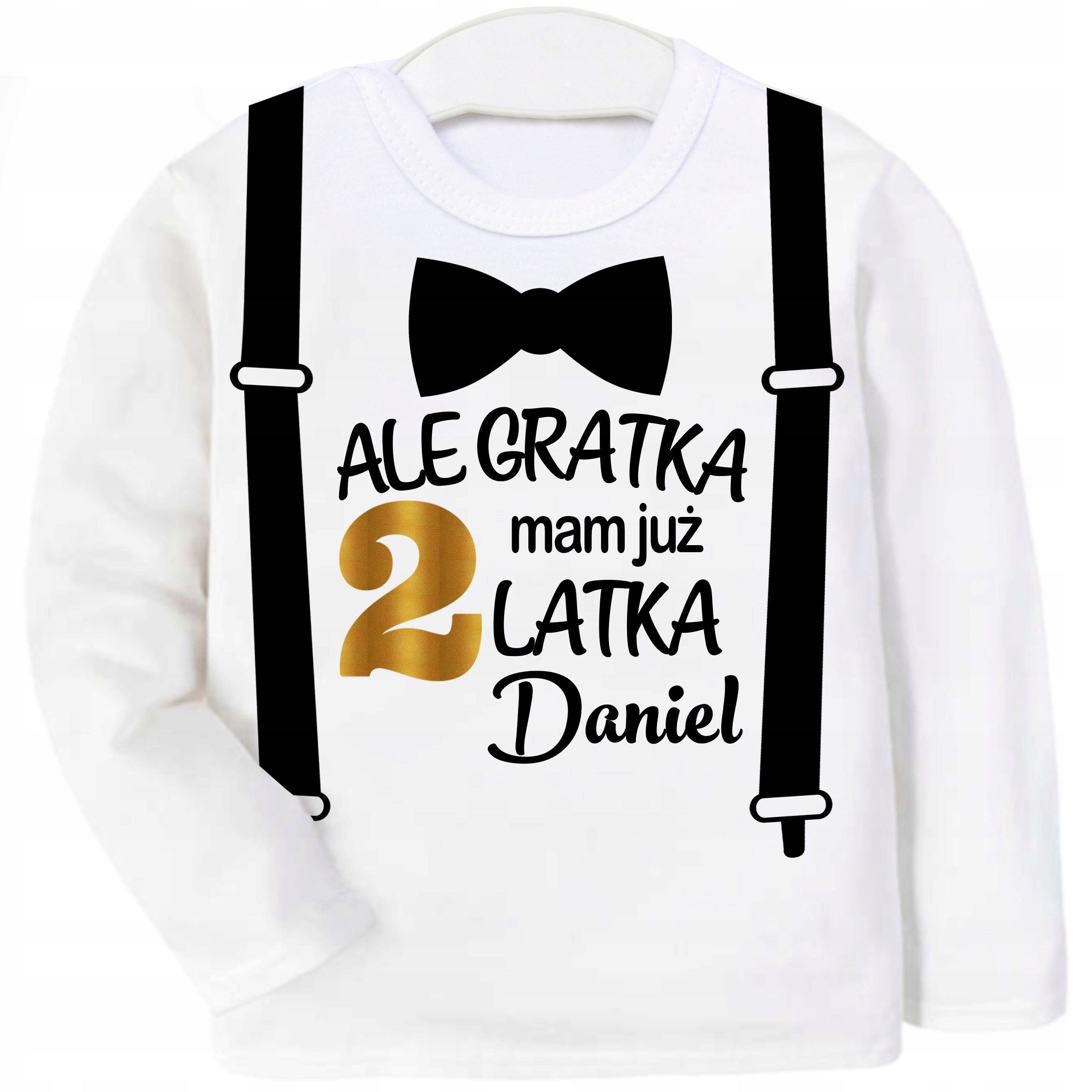 

Bluzka koszulka Ale gratka mam 2 latka Imię r 104