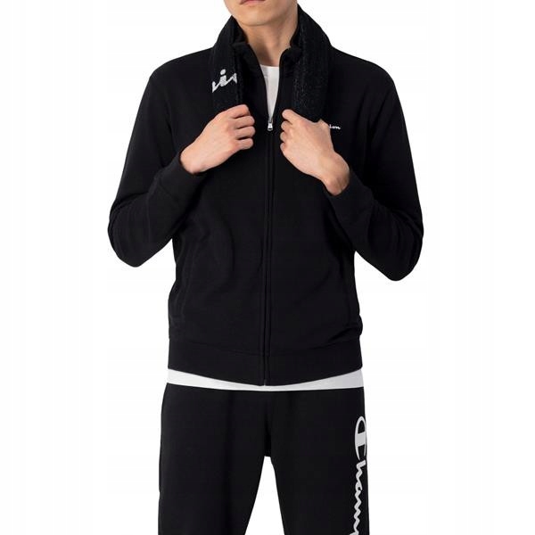 Pánská mikina Champion 218538KK001 Full Zip černá M