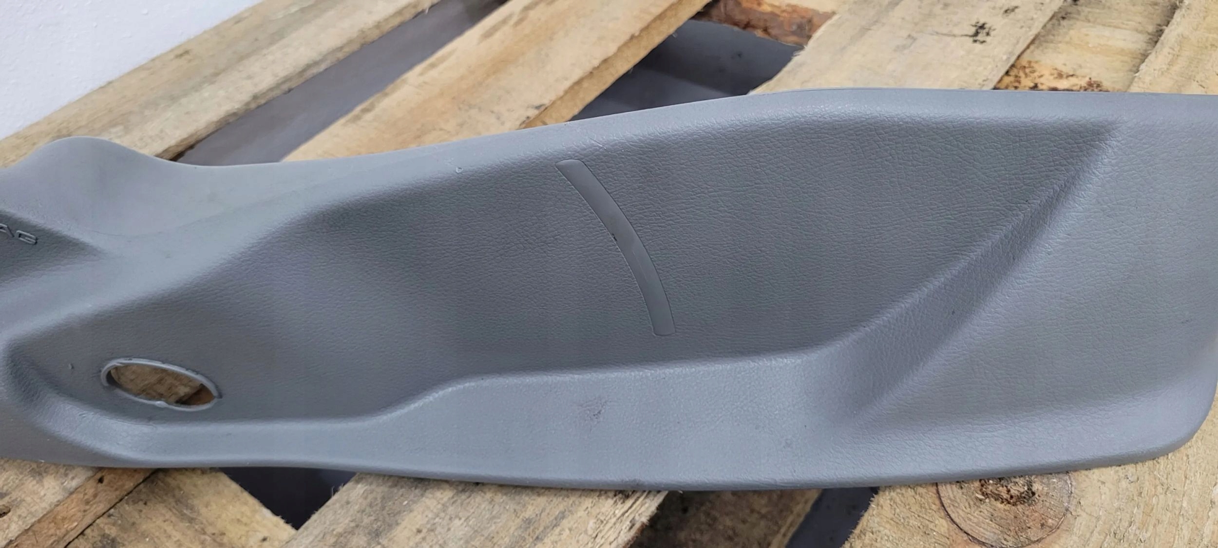 A5 8W cover support seat right front LEATHER MILANO FELSGRAU A4 B9 8W