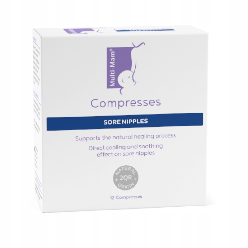 MULTI-MAM KOMPRESY ŻELOWE NA BOLĄCE BRODAWKI 12szt Marka Multi-Mam