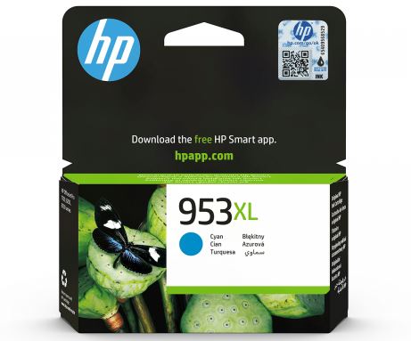 Inkoust Hp 953XL F6U16AE 20 ml C Originál Cyan OfficeJet Pro 7720 7730 7740