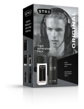 STR8 Originální pánská kosmetická sada (deo tělo 85 ml deodorant 150 ml)