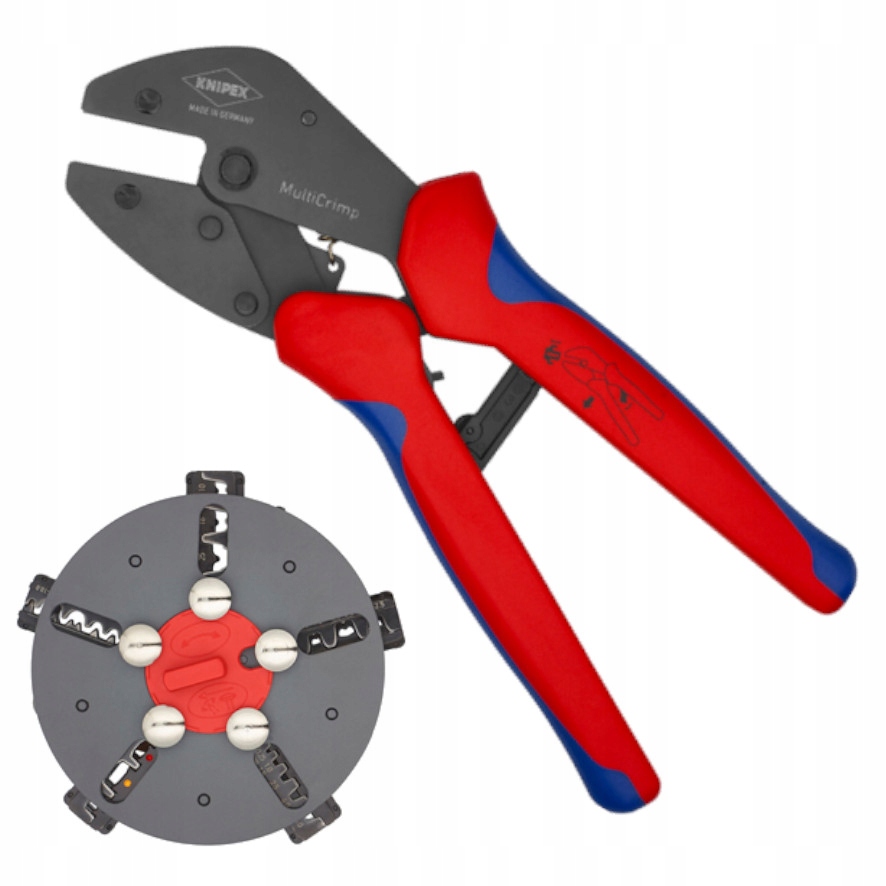 Zaciskarka Tulejek Końcówek Szczypce 0.25-10mm Multicrimp Knipex 97 33 02