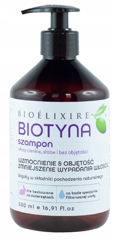 

Bioelixire Biotyna Szampon wzmocnienie objętość