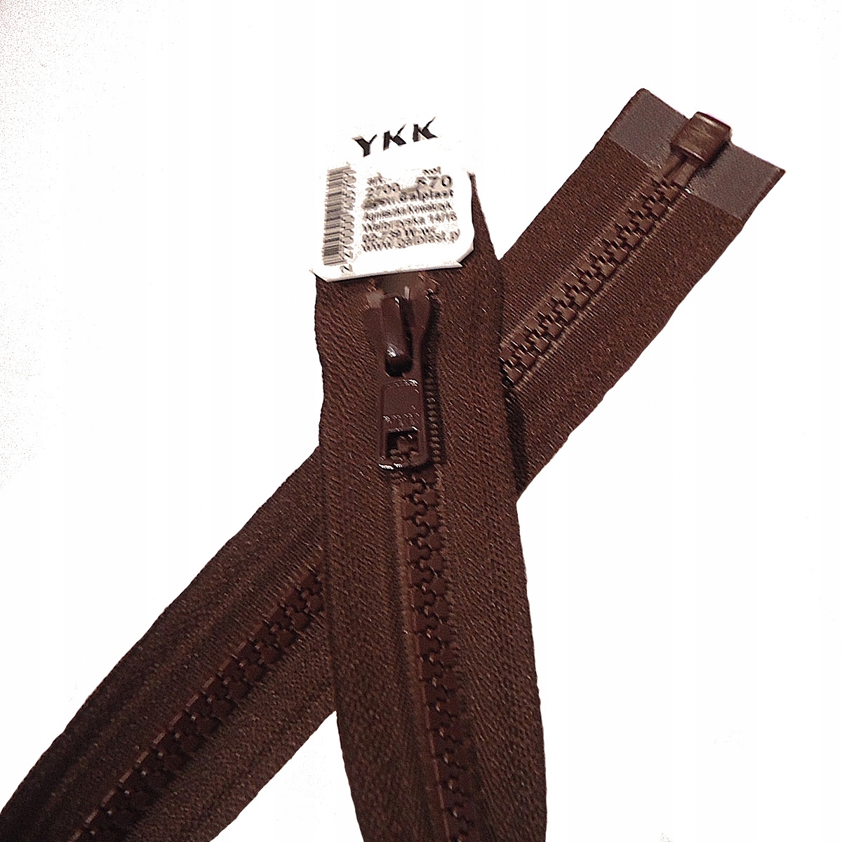 Ykk zamek błyskawiczny do kurtki rozdzielczy 70cm kostka 570