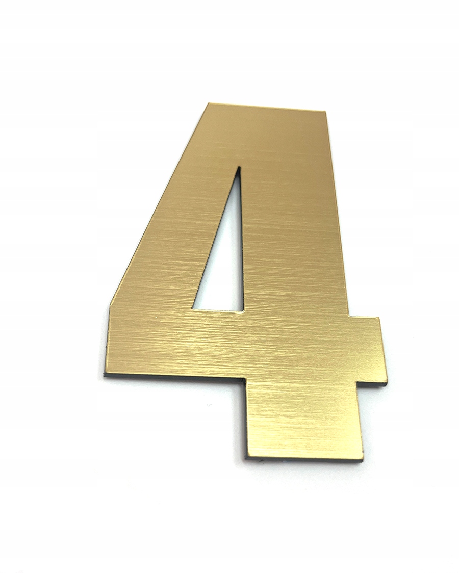 Cyfra na drzwi, Numerek złoty , NUMEREK NA DRZWI - lux