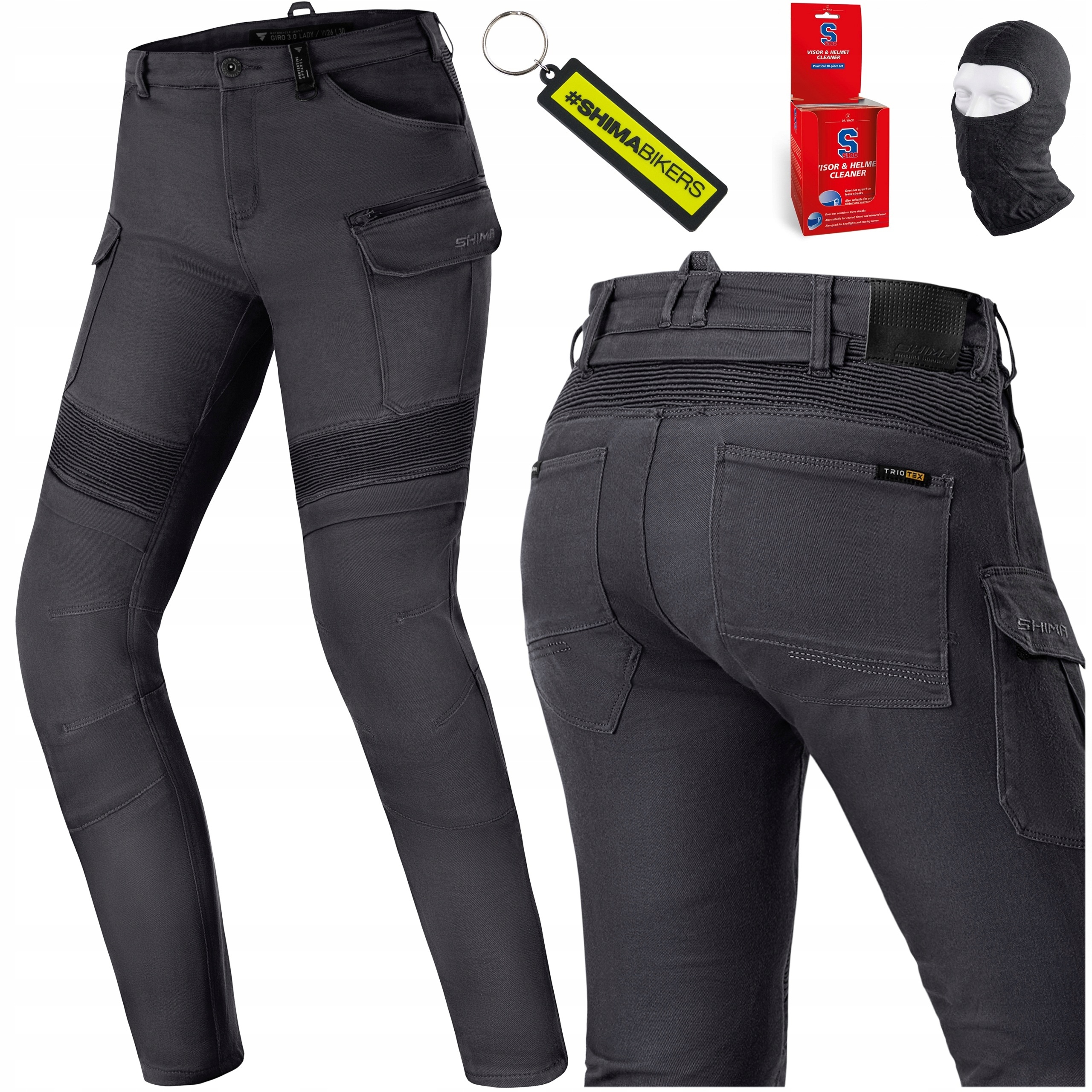 Dámske motocyklové nohavice Shima Giro 3.0 Lady grey Aa TrioteX Darčeky
