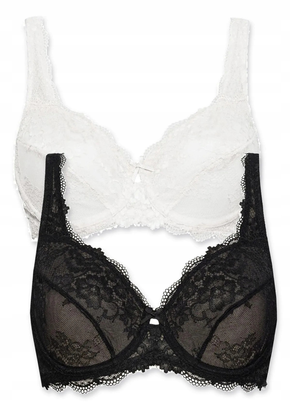 Sielei Wonder Lace 2442 podprsenka 2 ks bílá černá 80D