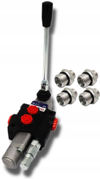 7672 - РАСПРЕДЕЛИТЕЛЬ HYDR. 1РАЗДЕЛ 80Л ЗАЩЕЛКА + СОЕДИНЕНИЯ