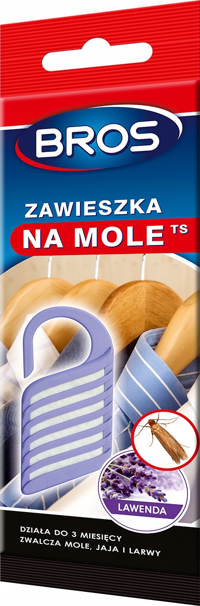 

Bros zawieszka na mole odzieżowe lawenda 1 szt