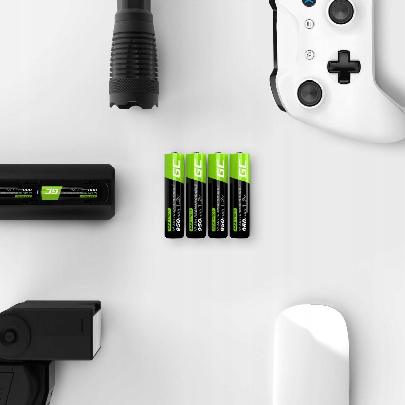 GREEN CELL 8X AKUMULATORKI BATERIE AAA R3 800mAh Symbol baterii AAA (R3)