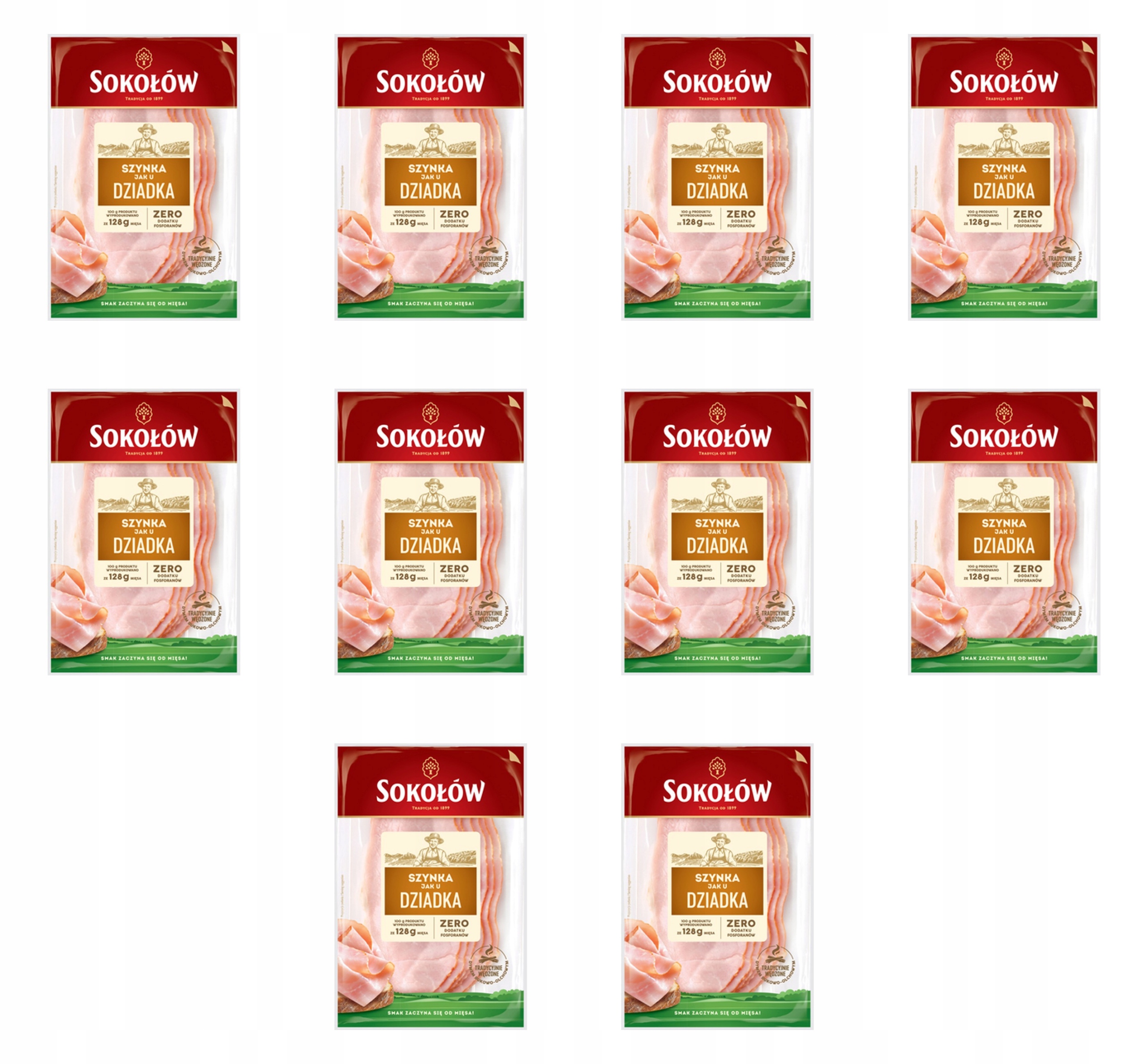 Šunka jako u dědečka plátky 100 g Sokol X10