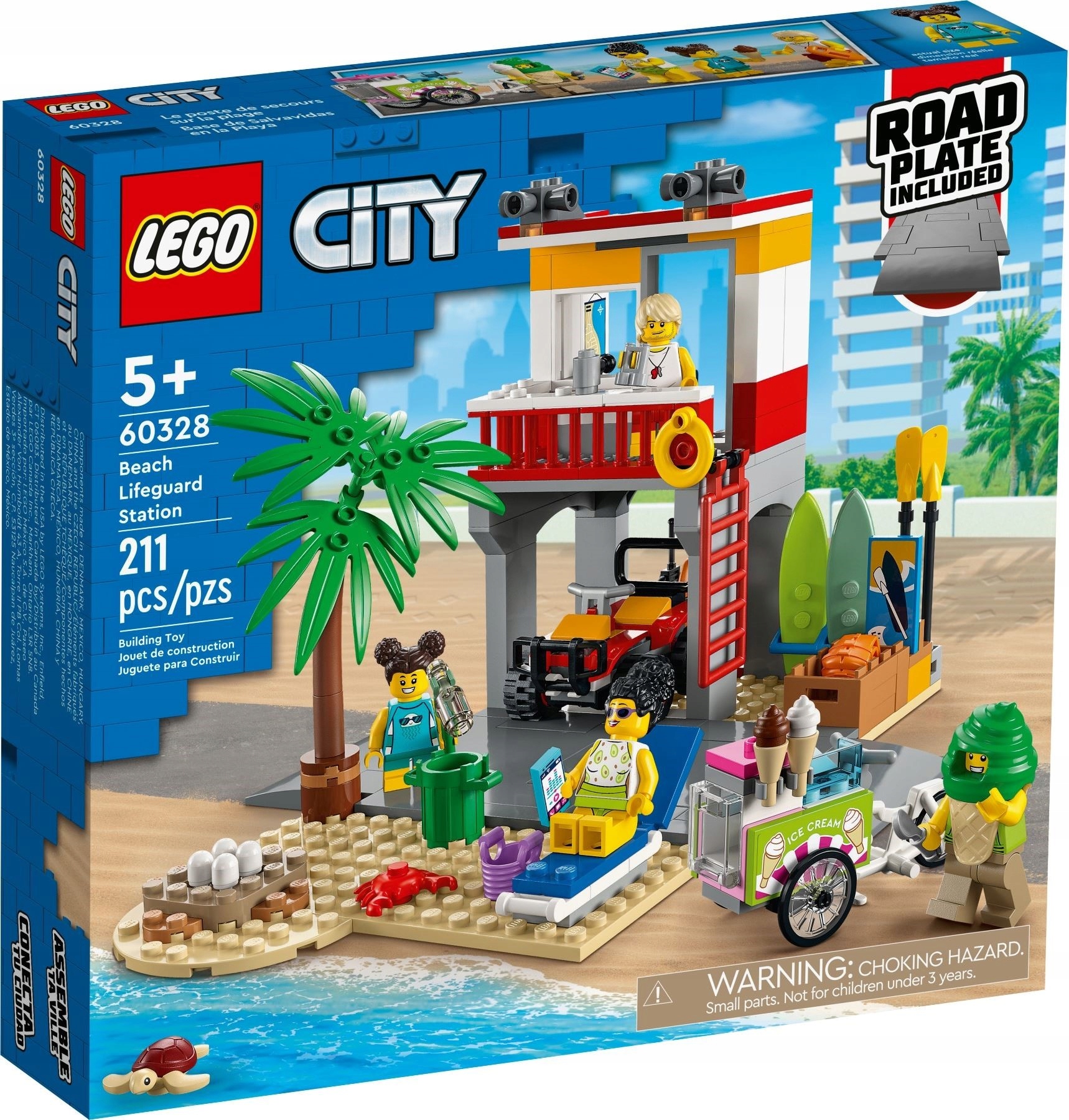 

Lego City Stanowisko ratownicze na plaży 60328