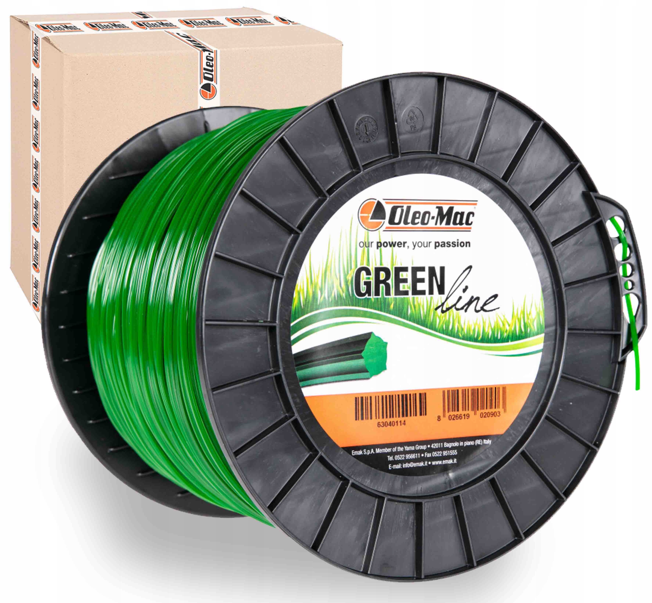 

Żyłka Tnąca Kosy Oleo-mac Gwiazdka 2,4 MM x 447 M