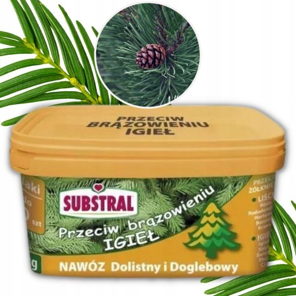 

Nawóz do iglaków Substral przeciw brązowieniu 5kg