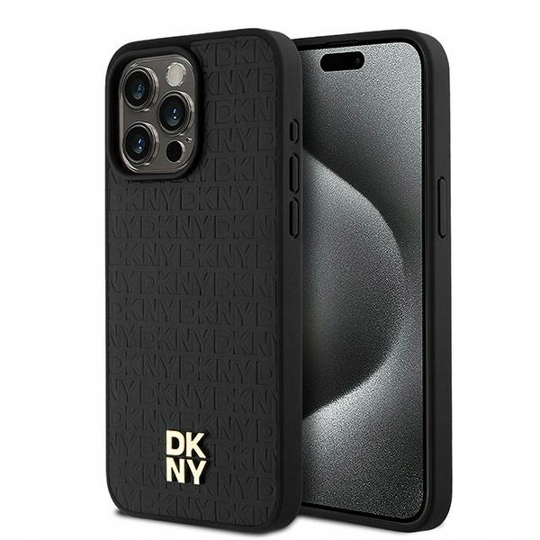 Dkny DKHMP15XPSHRPSK Puzdro pre iPhone 15 Pro Max 6.7" čierne/black tvrdé kožené