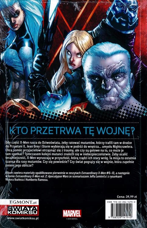 EXTRAORDINARY X-MEN tom 2: WOJNA APOCALYPES'A ISBN 97883281348827