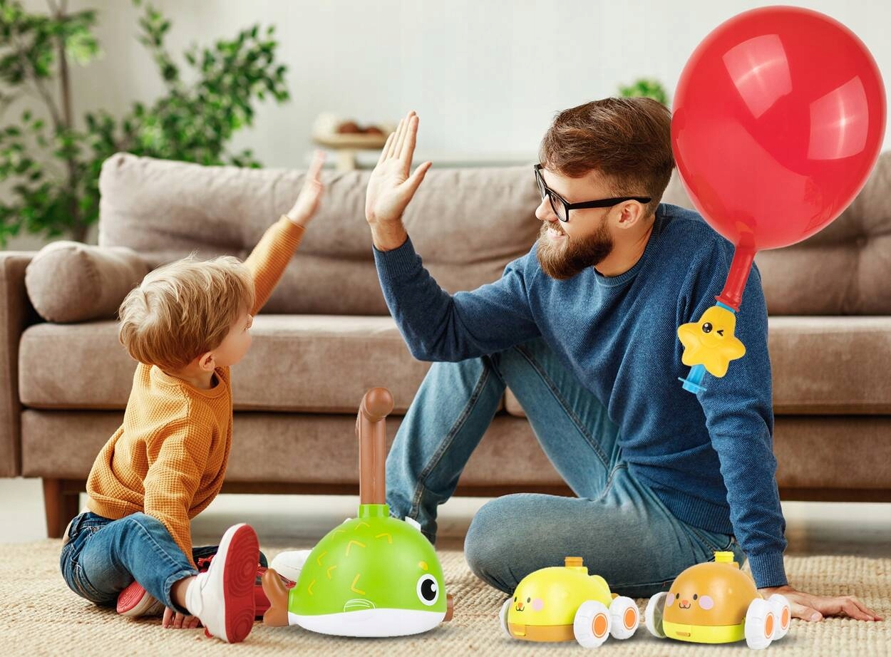 WYRZUTNIA BALONÓW BALONOWA RYBKA RYBA ROZDYMKA DWA AUTA 13 SZT BALONÓW EAN (GTIN) 5901924228820