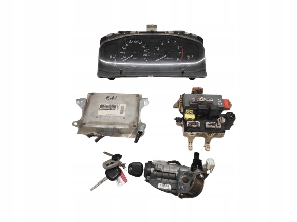 TOYOTA COROLLA E11 97- 1.3 4EFE ZESTAW STARTOWY STEROWNIK 89661-1A760