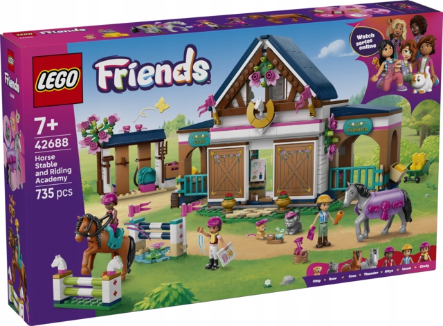 Lego Friends Stáj a jezdecká škola 42688