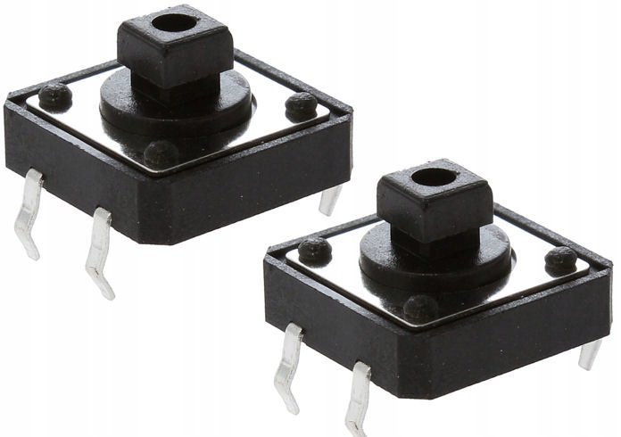 

Przełącznik Tact Switch 12x12 mm h= 7mm [ 2szt ]