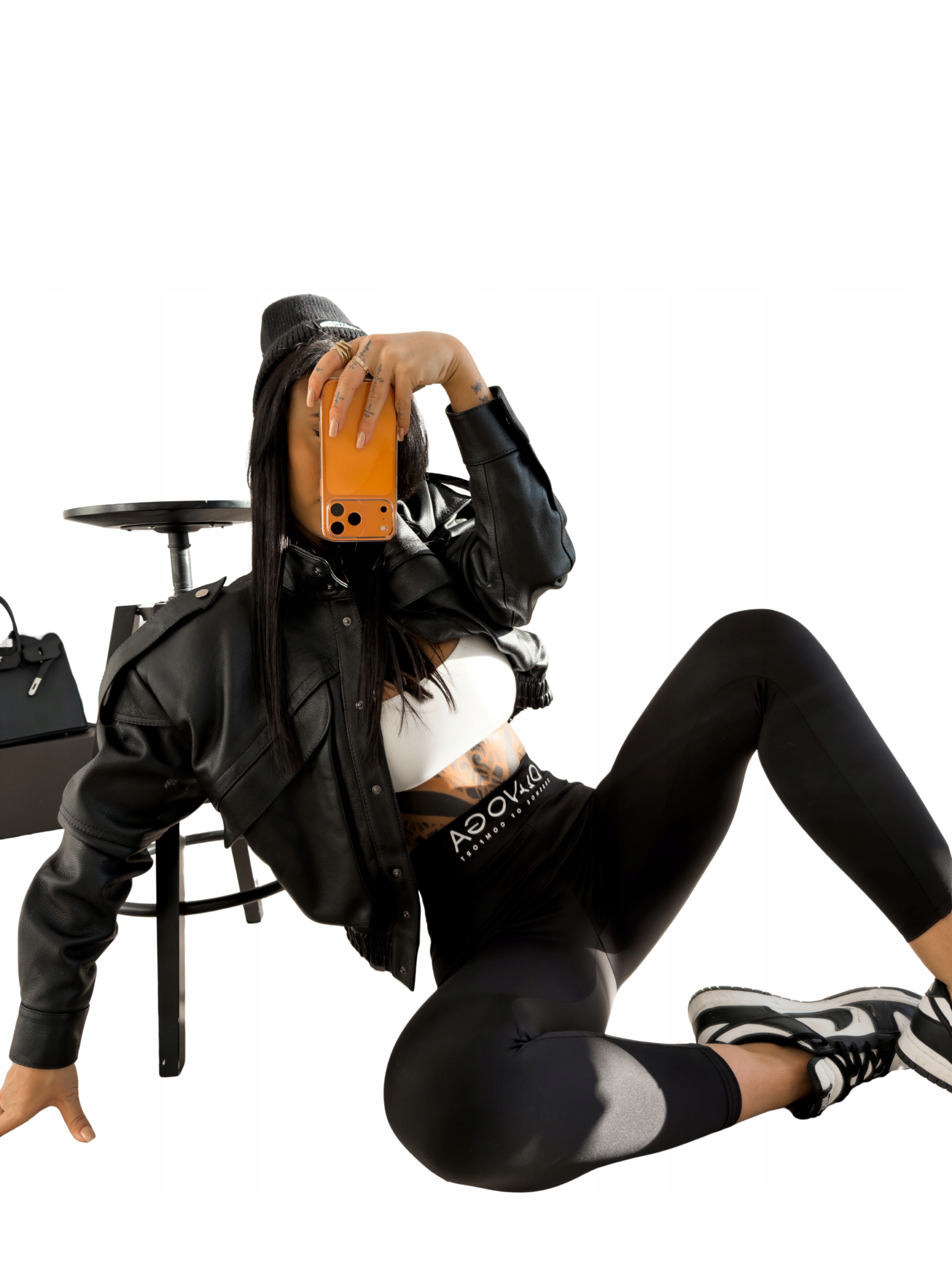 Dámské legíny s vysokým pasem Zitzy 2026 OlaVoga černé, velikost M