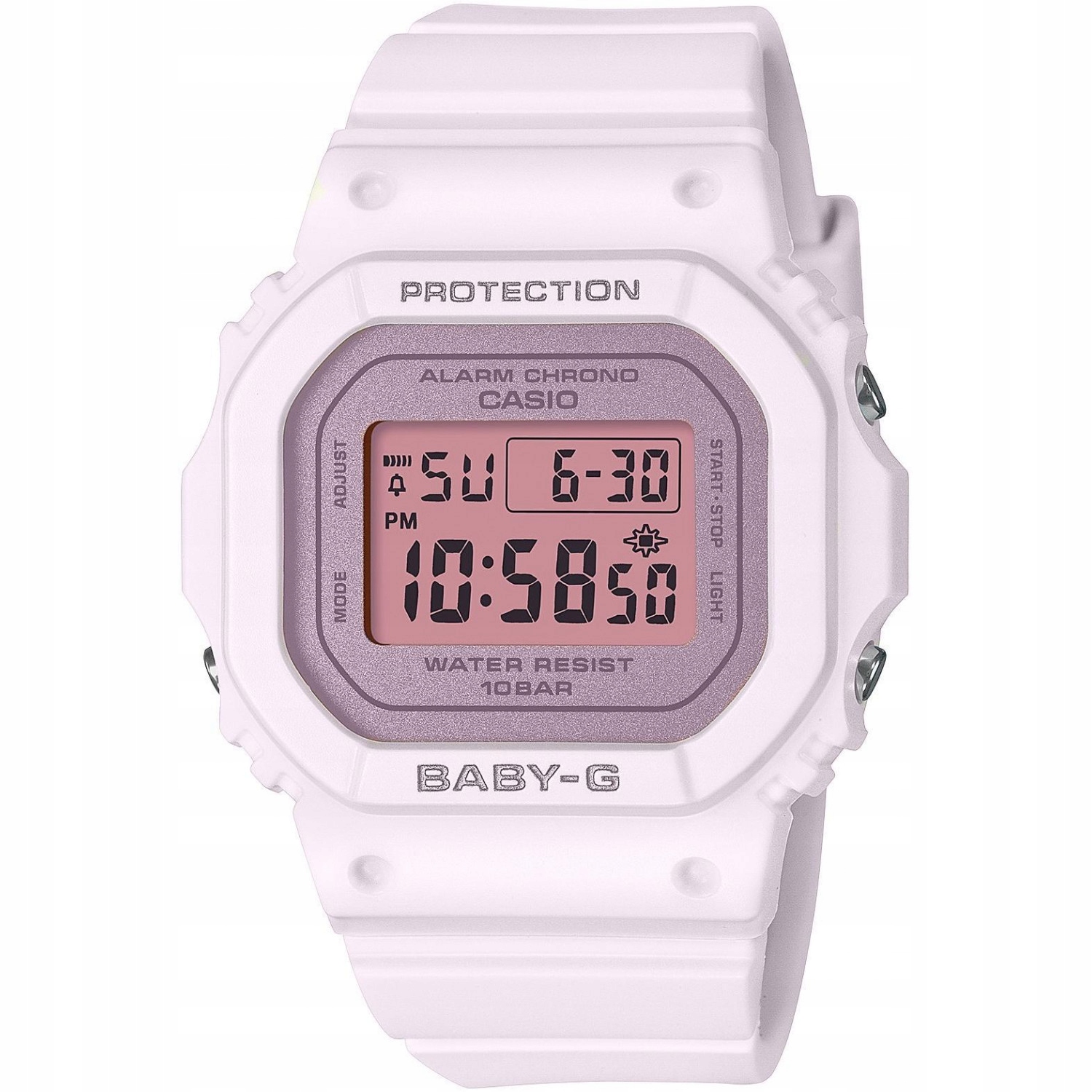 Dámské hodinky Casio Baby-G BGD-565SC-4BER růžový řemínek