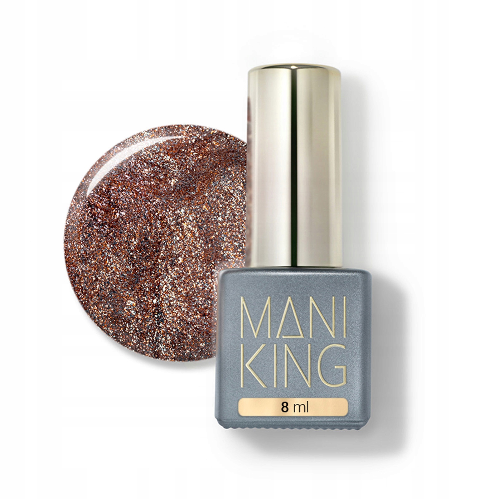 

Lakier Hybrydowy Brokat Rose Mani King M099 8 ml