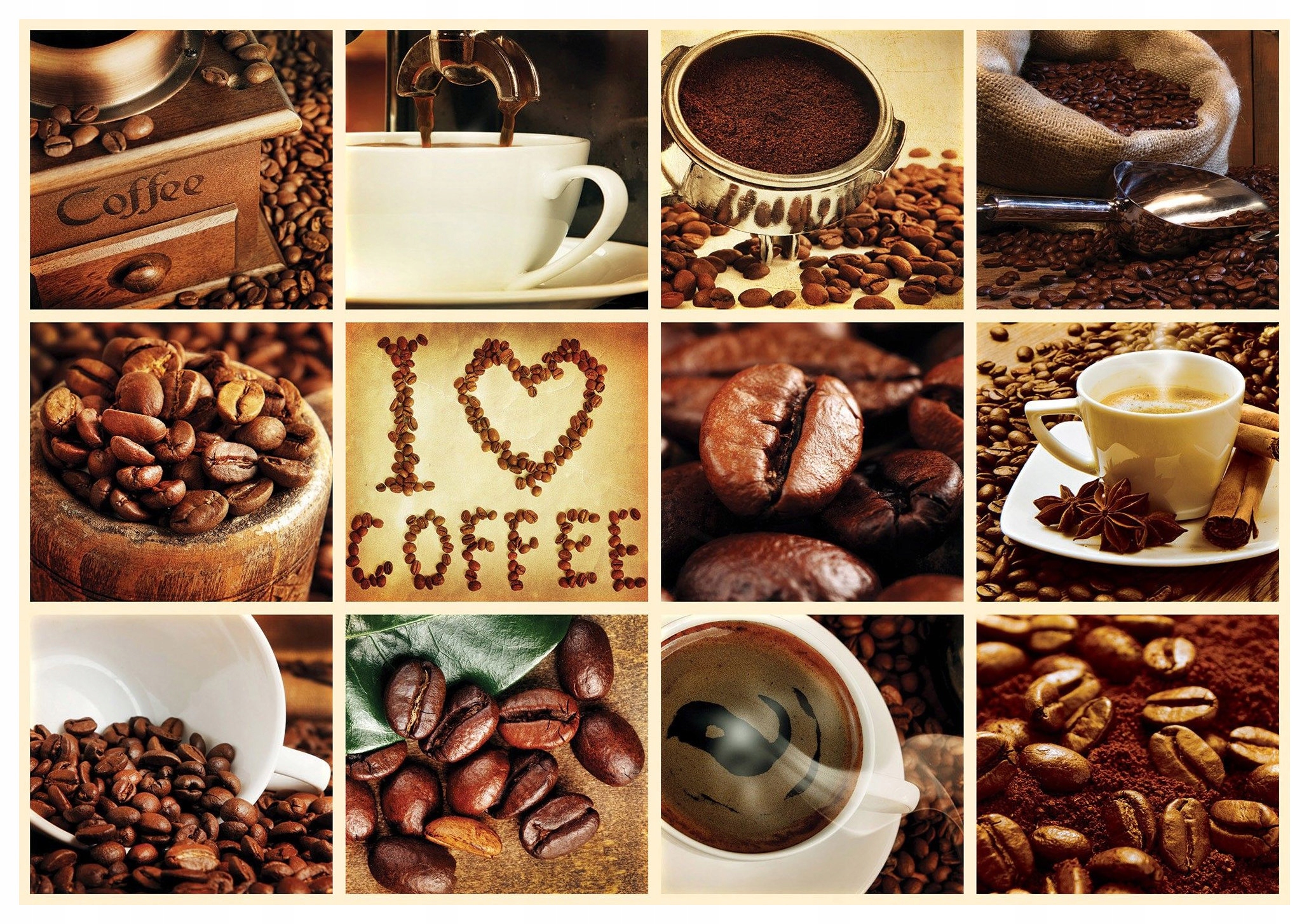 Fototapeta Káva zrna aroma láska estetika vinylová 460x300 lepidlo