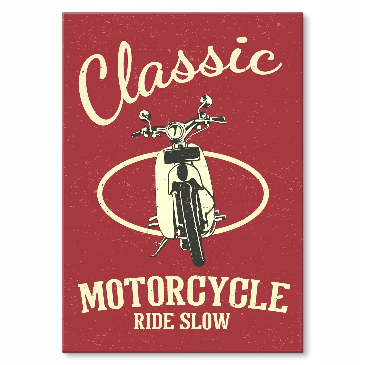 Kovový plakát classic ride slow Szyld Plech 42 x 59,4 cm Dárek