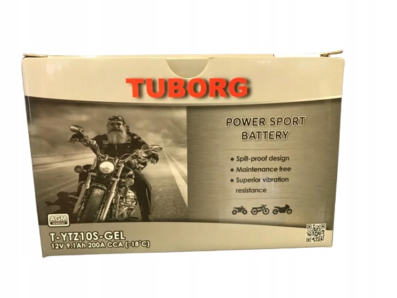 

Akumulator Tuborg YTZ10S-GEL 9.1Ah 200A Agm Gotowy
