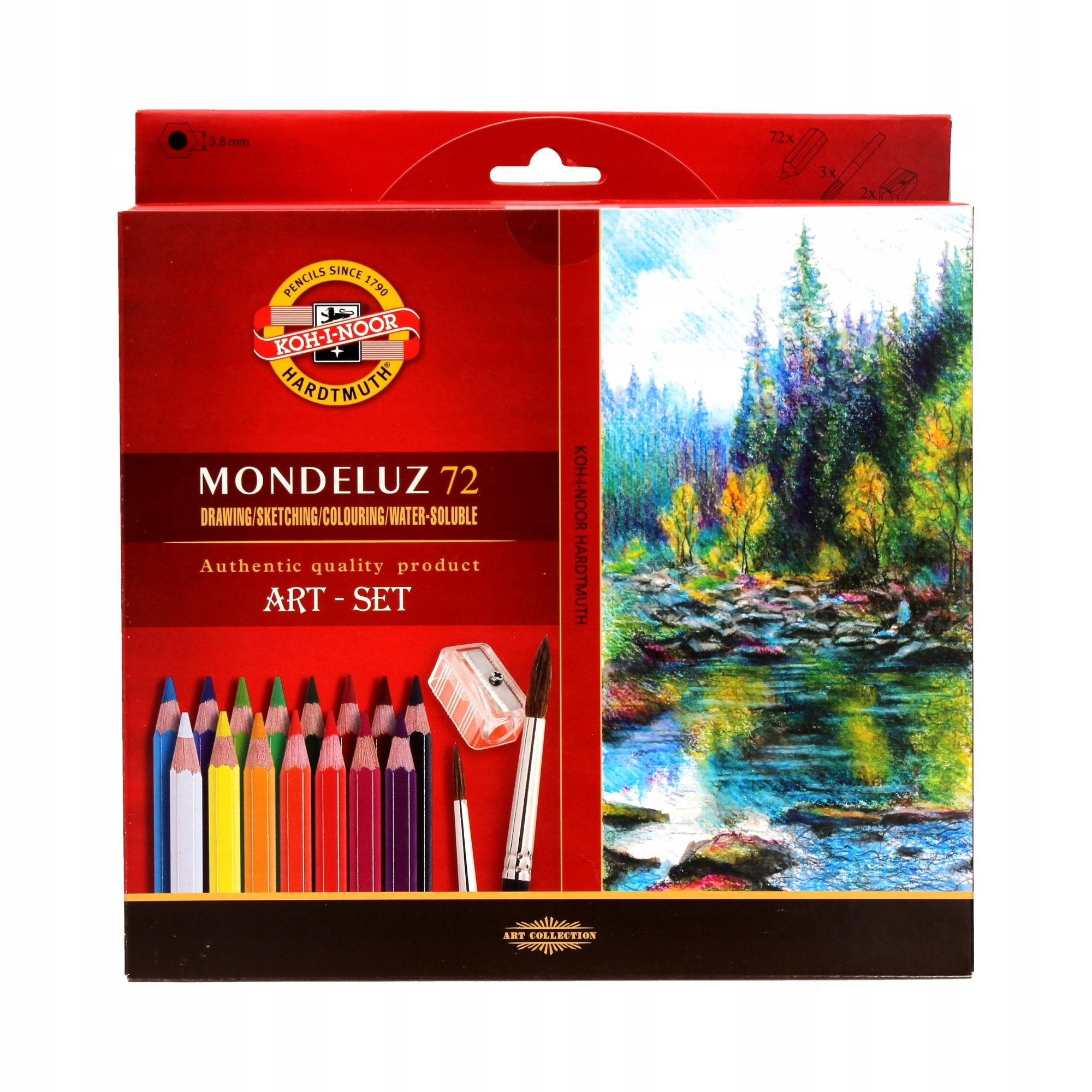 Pastelky Mondeluz 72 Art Set Koh-i-noor Akvarelové