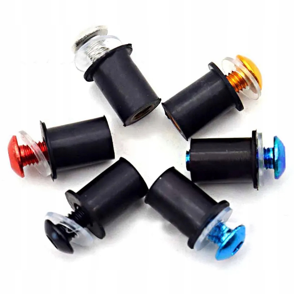 Gumowa Tulejka do Owiewek M5 x 14 Zielone Śruby Dopasowanie do pojazdu produkt uniwersalny