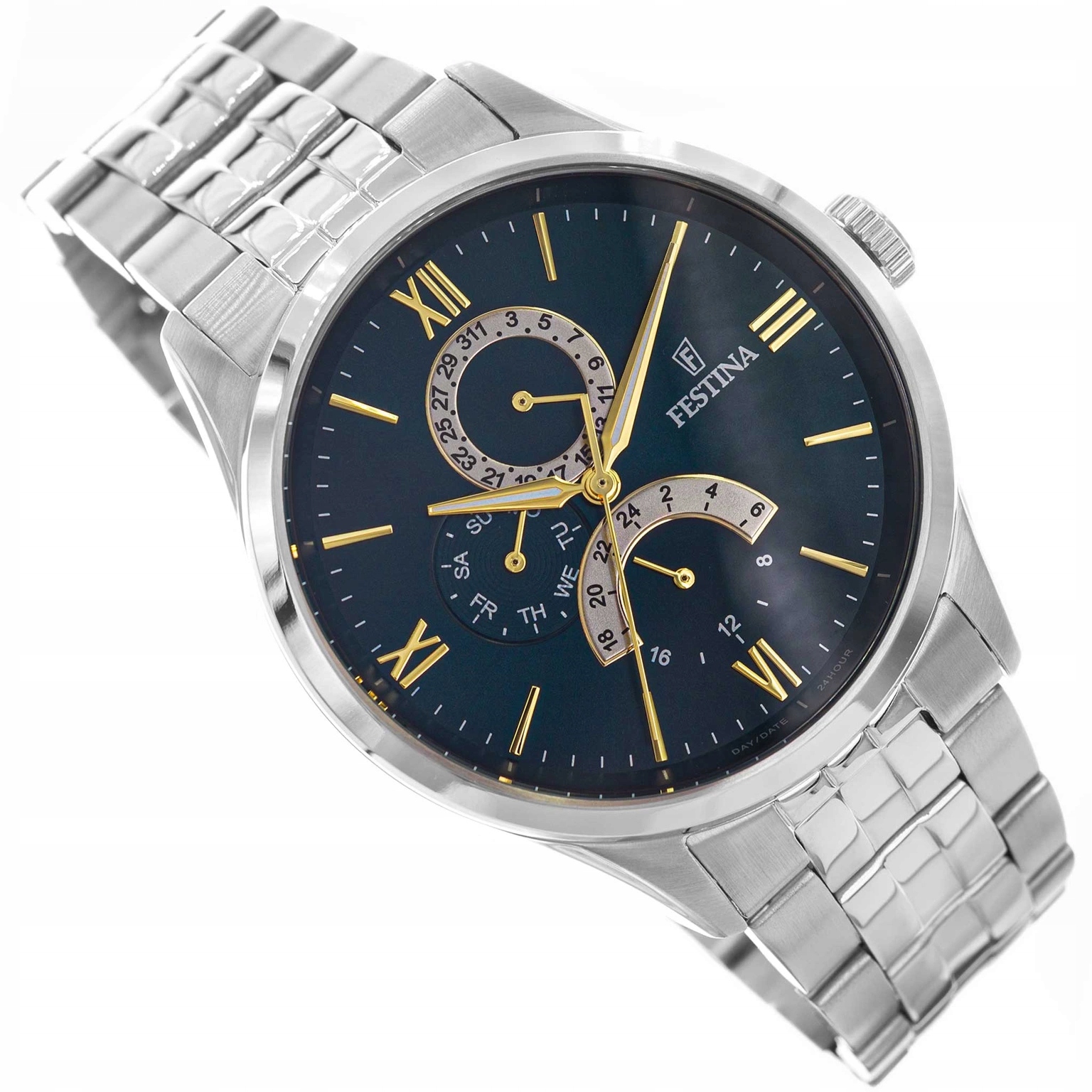 Pánské Hodinky Festina F16822/A Multifunctionna Náramku Multidata