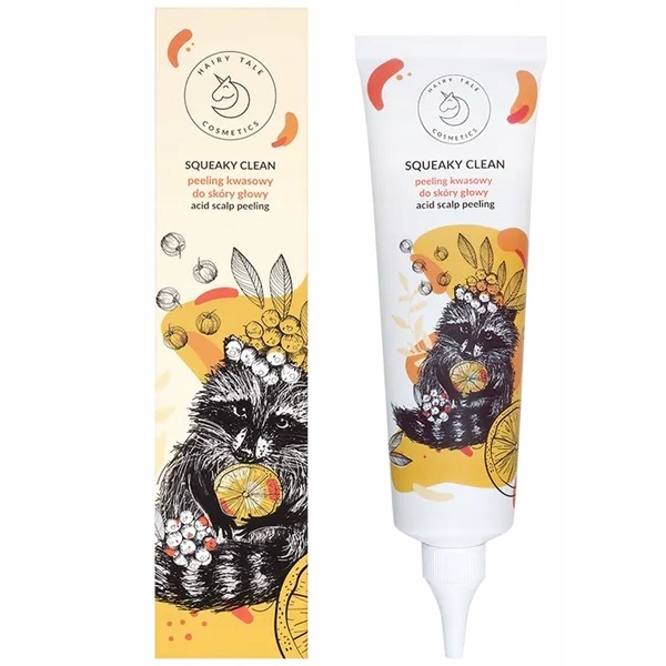 Hairy Tale Cosmetics Squeaky Clean, kyselý peeling na pokožku hlavy, 150 ml