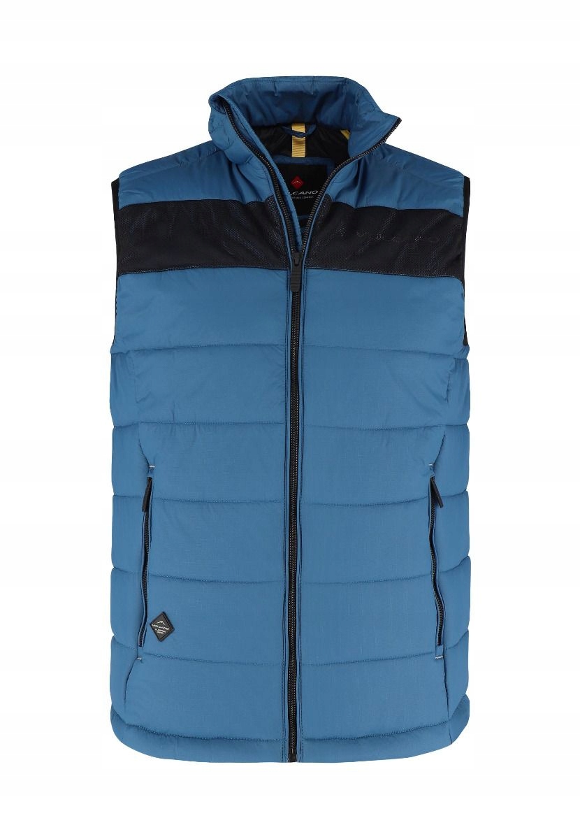 Volcano pánská bunda bez rukávů vesta V- Tiber modrá XXL