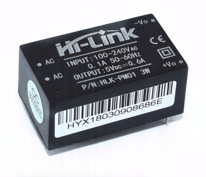

Przetwornica Hi-Link HLK-PM01 Ac-dc 5V