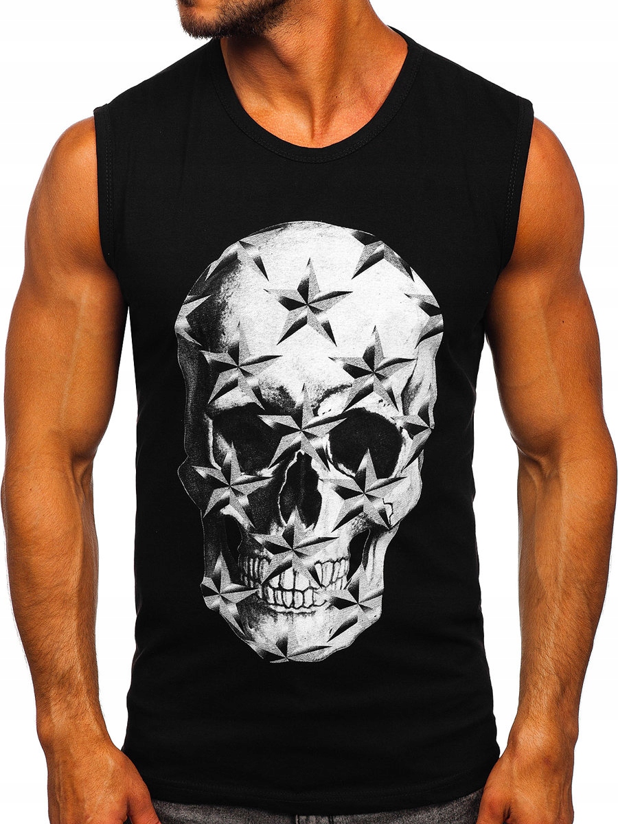

Koszulka Tank Top Męska Czarna 14817 Rozmiar_m