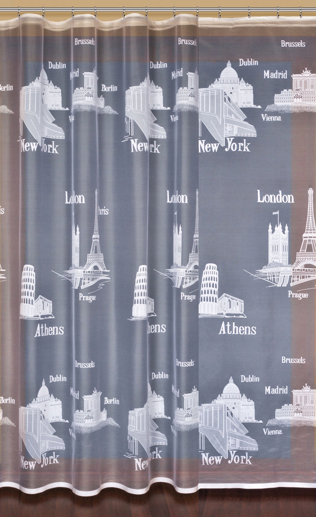 

boczek Londy Paryż nowoczesne firany 200x250 modne