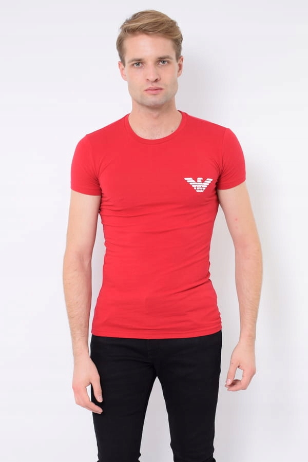 Pánské tričko Emporio Armani 111035 1A725 Červené XL