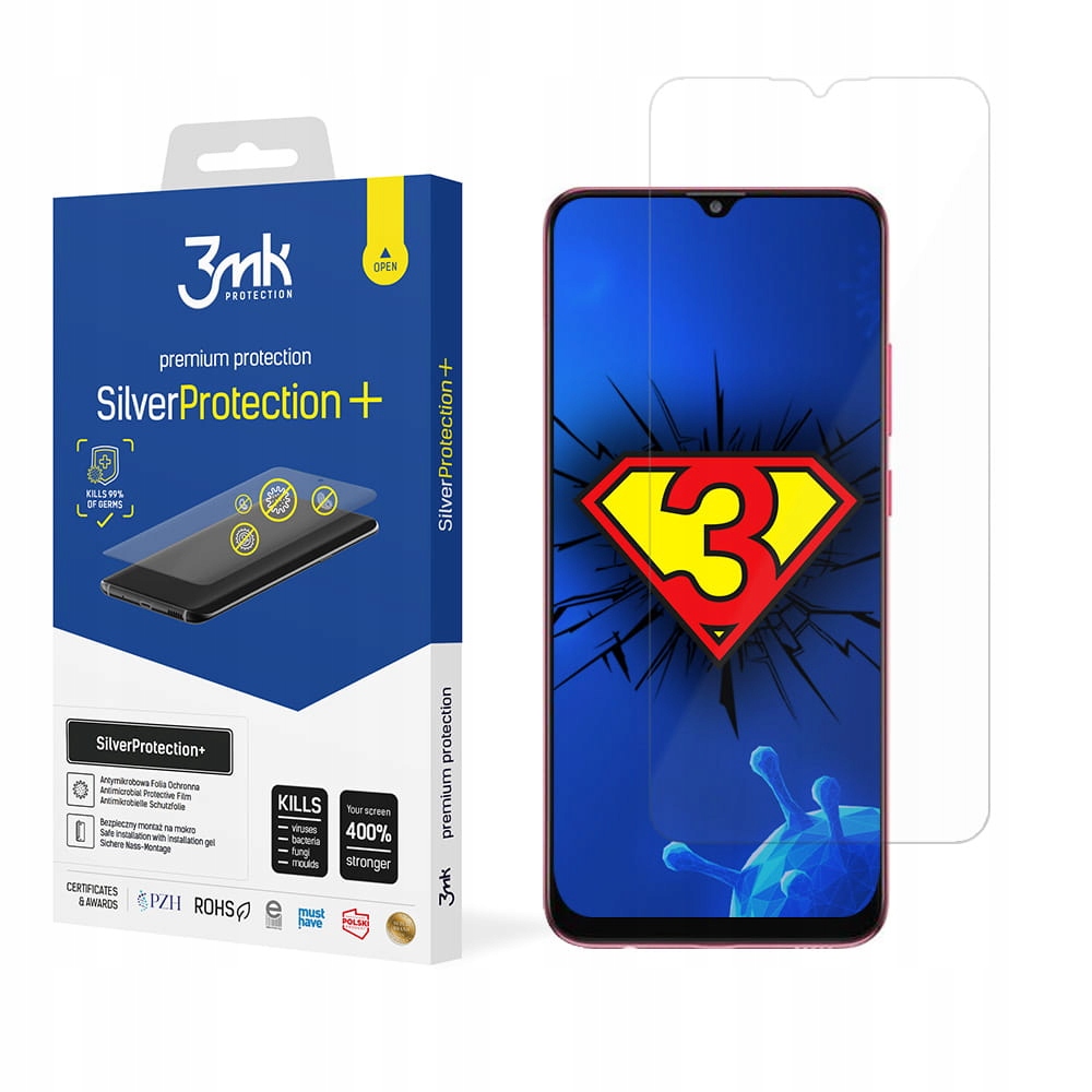 

Folia ochronna do Samsung Galaxy F02s 3mk Silver+