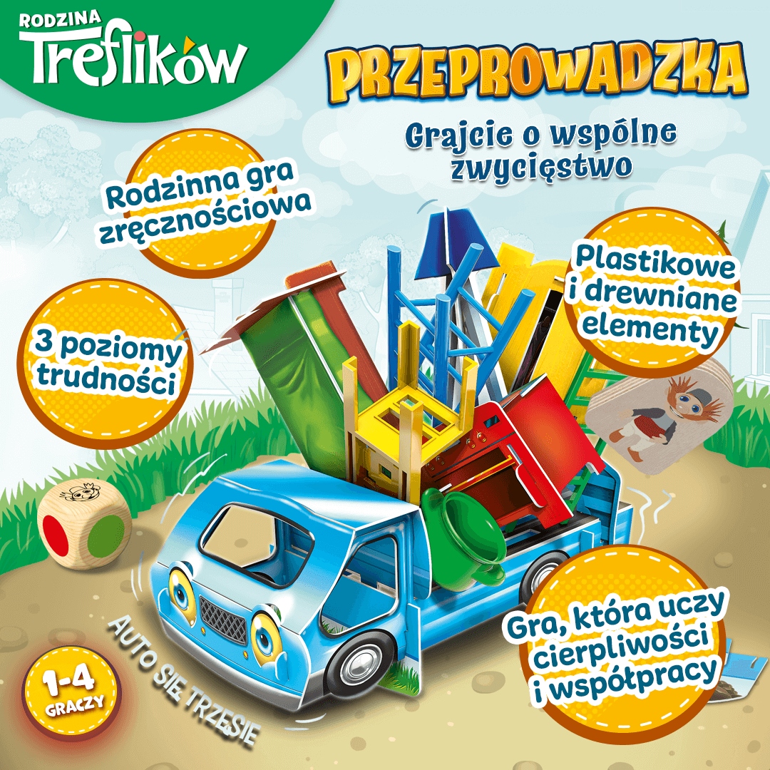 GRA RODZINNA PRZEPROWADZKA Z RODZINĄ TREFLIKÓW TRE Kod producenta 02071