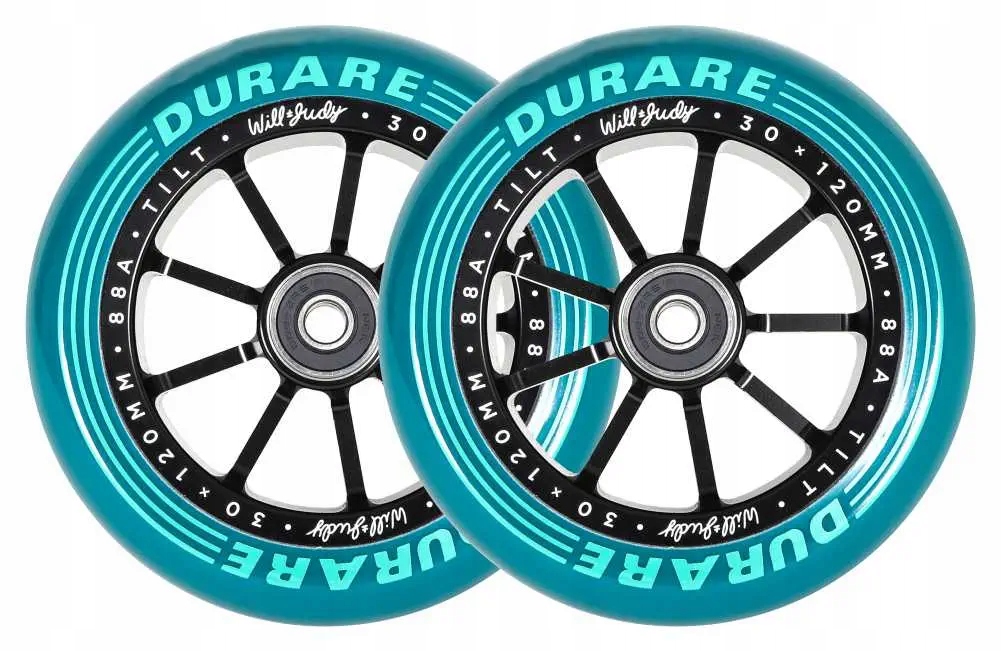 Tilt Durare Will Judy Wide 120 mm kolečka pro výkonnostní koloběžku Teal
