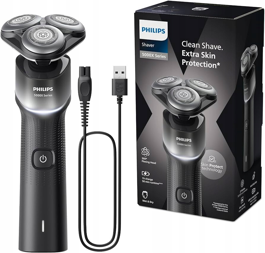 Philips Shaver 5000X series X5004/00 Strojček na holenie namokro aj nasucho