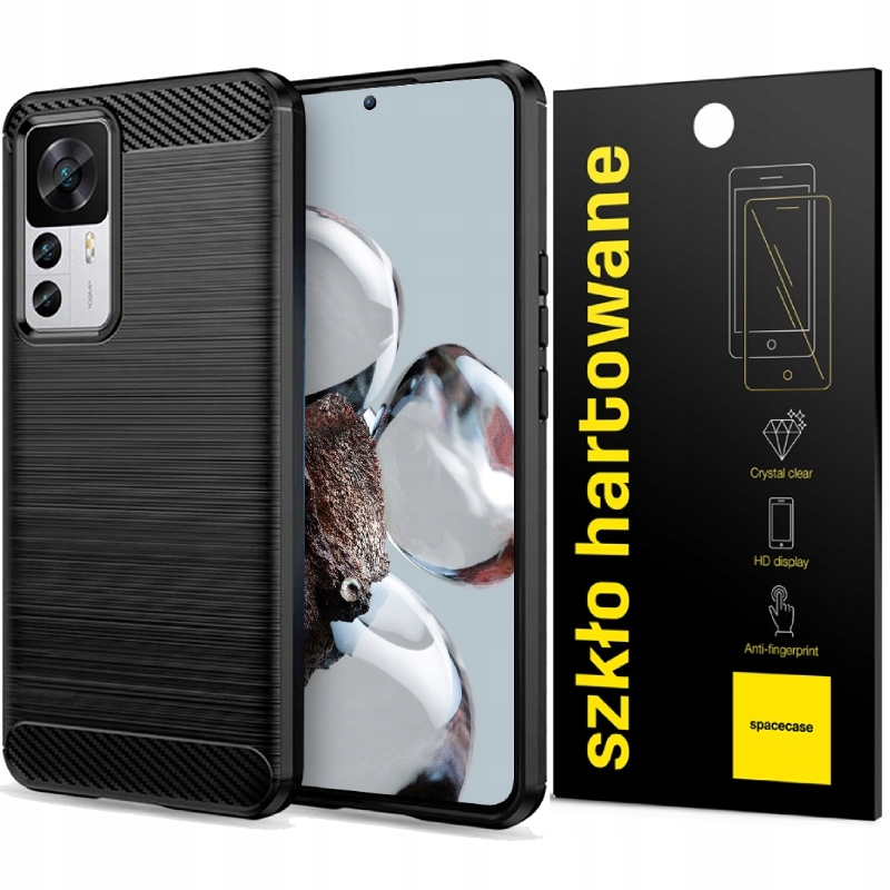 

Etui Pancerne Carbon Do Xiaomi 12T/12T Pro Szkło