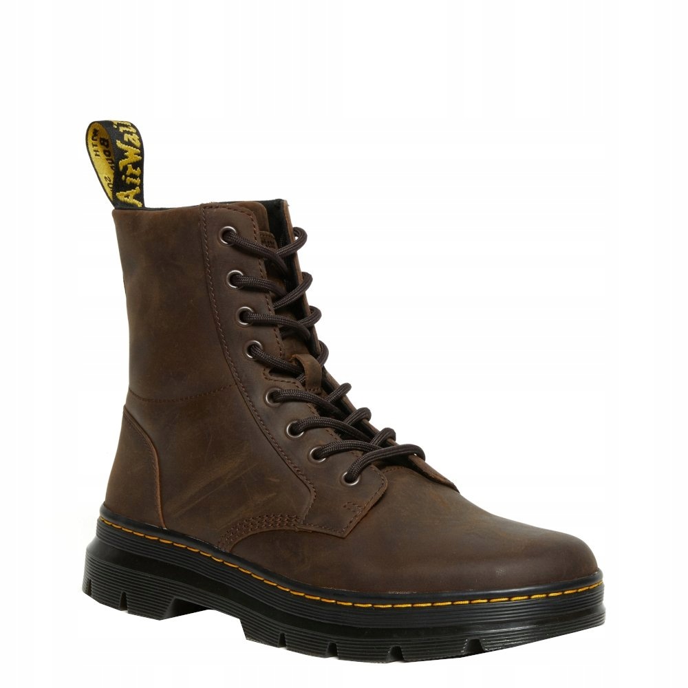 Dr. Martens Combs Leather Tmavě hnědé Crazy Horse 44