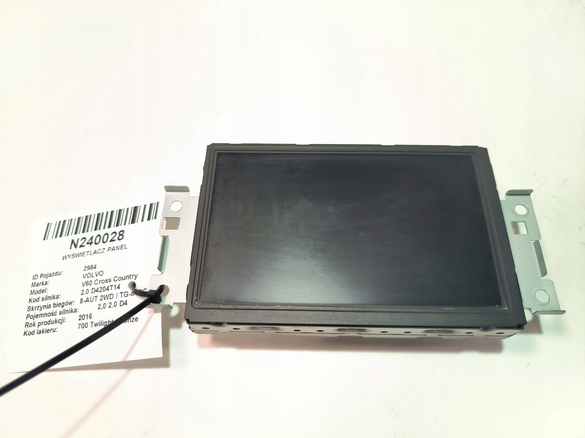 display PANEL 31382065AE VOLVO V60 Cross Country
