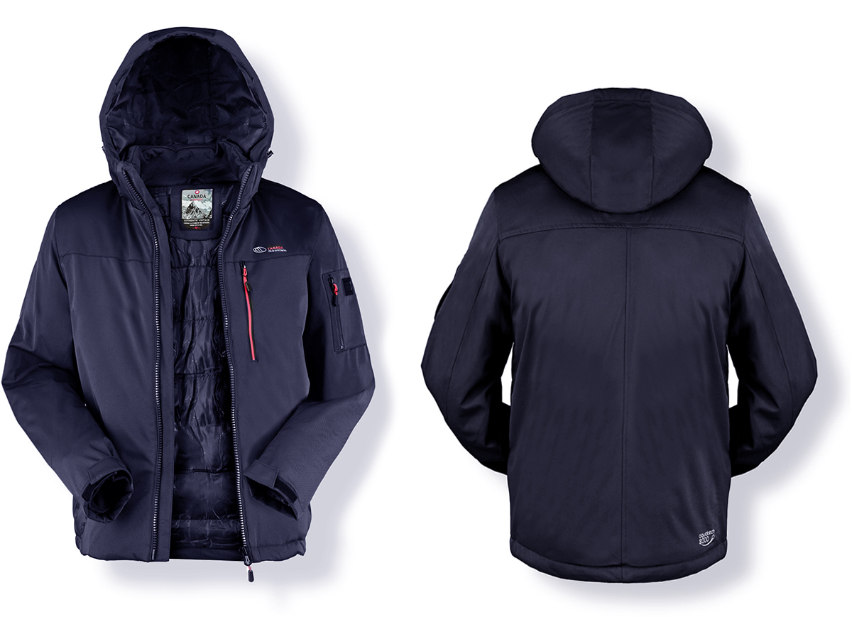 CANADA KURTKA ZIMOWA NARCIARSKA MĘSKA CIEPŁA XXL Kolor niebieski