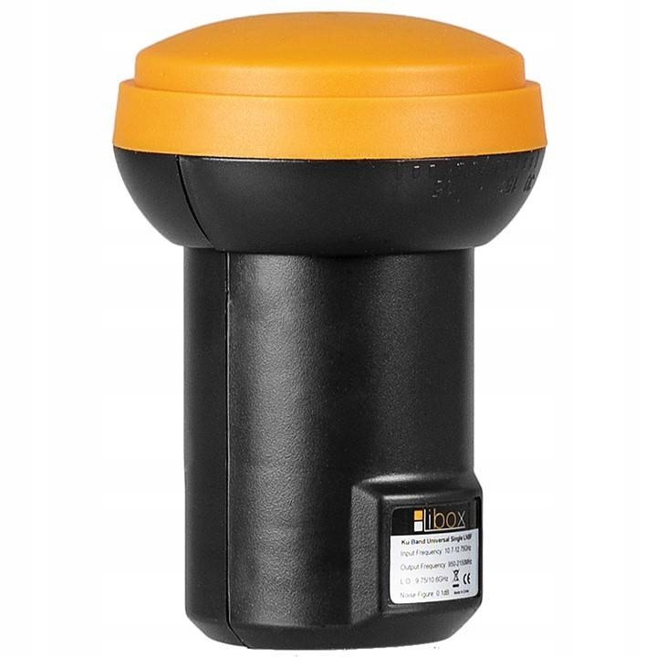KONWERTER SATELITARNY SINGLE FullHD 4K 65dB NC+ Marka Libox